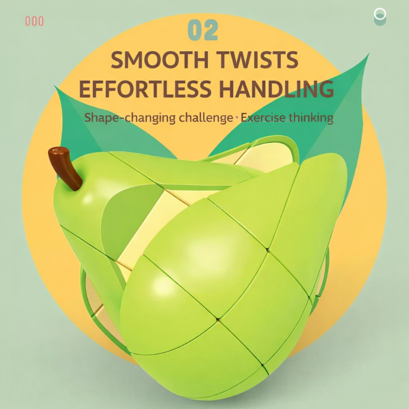 FruitCube – Kolorowe i wymagające – Puzzle owocowe Montessori