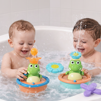 Thumbnail for Light Up Crocodile Bath Toy – Zabawa interaktywna i wodna – Zabawki do kąpieli „Krokodylowa fontanna”