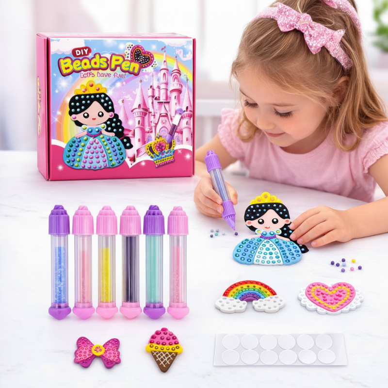 SparklePen – Kreatywny i uroczy – zestaw koralików do samodzielnego wykonania