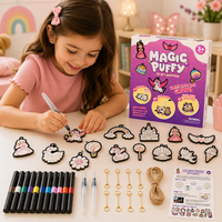 Thumbnail for Magic Puff Paint – Kreatywne i interaktywne – zestaw do rękodzieła z magiczną piankową konsystencją