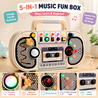 Thumbnail for Wooden Busy Board – Motoryka i interakcja – tablica z ćwiczeniami muzycznymi