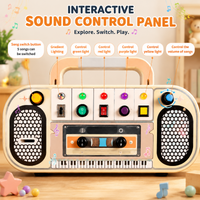 Thumbnail for Wooden Busy Board – Motoryka i interakcja – tablica z ćwiczeniami muzycznymi