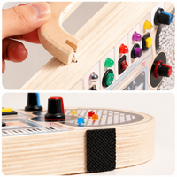 Thumbnail for Wooden Busy Board – Motoryka i interakcja – tablica z ćwiczeniami muzycznymi