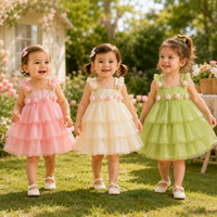 Thumbnail for Tulip Mesh Dress – Elegancja i wygoda – sukienka dziecięca