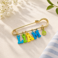 Thumbnail for Personalized Charm Pin – Osobista i stylowa – broszka z imieniem