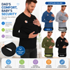 Kangaroo Pocket Shirt – Komfort i wygoda – koszulka z nosidełkiem dla mężczyzn