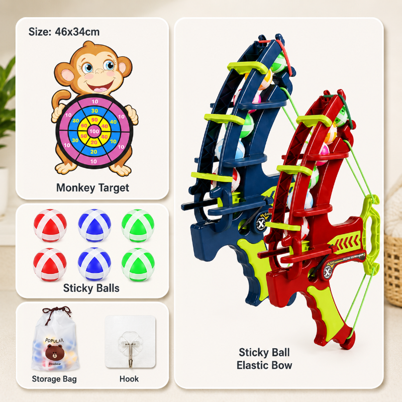 Sticky Ball Shooting Game – Aktywny i interaktywny – zestaw do gry w rzutki