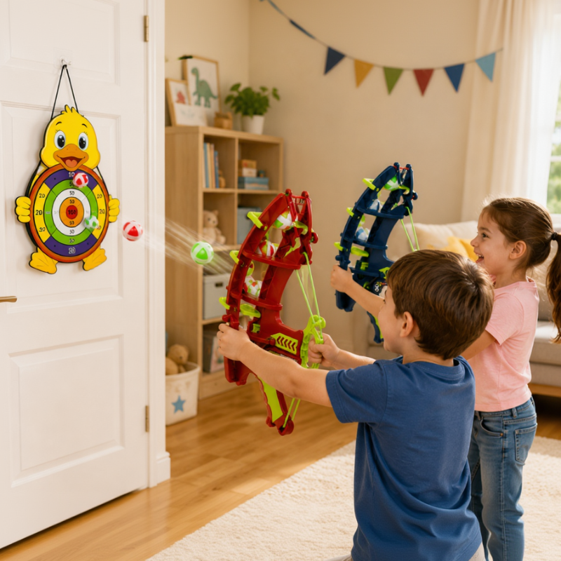 Sticky Ball Shooting Game – Aktywny i interaktywny – zestaw do gry w rzutki
