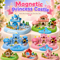 Thumbnail for Magnetic Princess Castle – Kreatywne i magiczne – zestaw do zabawy z magnetycznym domkiem dla lalek
