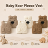 Baby Bear Fleece Vest – Ciepła i miękka – dziecięca kamizelka z motywem misia