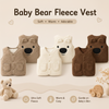 Baby Bear Fleece Vest – Ciepła i miękka – dziecięca kamizelka z motywem misia