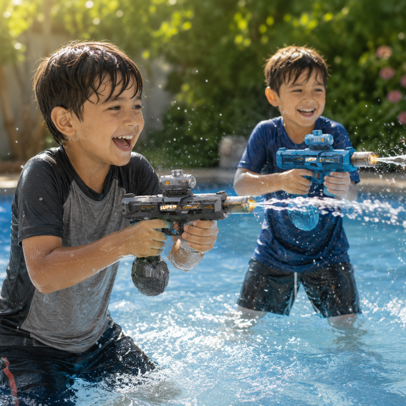 Automatic Water Blaster – Aktywny i interaktywny – pistolet na wodę