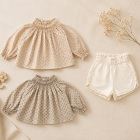 Thumbnail for Cotton Shirt & Shorts – Lekkość i wygoda – letni zestaw odzieży dziecięcej
