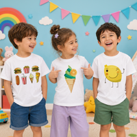 Thumbnail for Boys & Girls Summer Tee – Komfort i zabawa – koszulka dziecięca z zabawnym nadrukiem