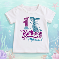 Thumbnail for Birthday Graphic Tee – Urocze i zwiewne – dziecięca koszulka urodzinowa