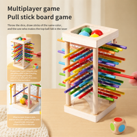 Thumbnail for Wooden Stick Battle Game – Myślenie i interakcja – strategiczna gra planszowa