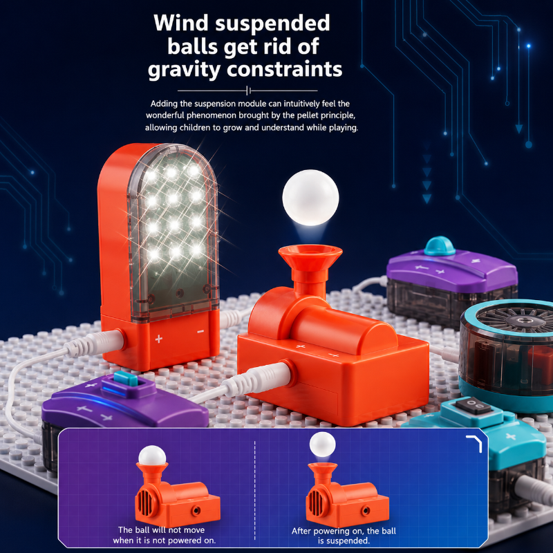STEM Electronic Building Kit – Edukacyjne i techniczne – zestaw do eksperymentów z obwodami elektrycznymi