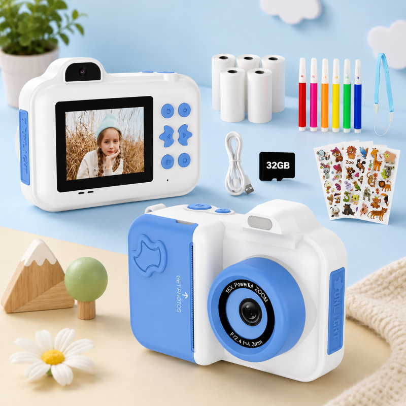 Instant Print Camera – Kreatywne i interaktywne – natychmiastowy aparat dla dzieci