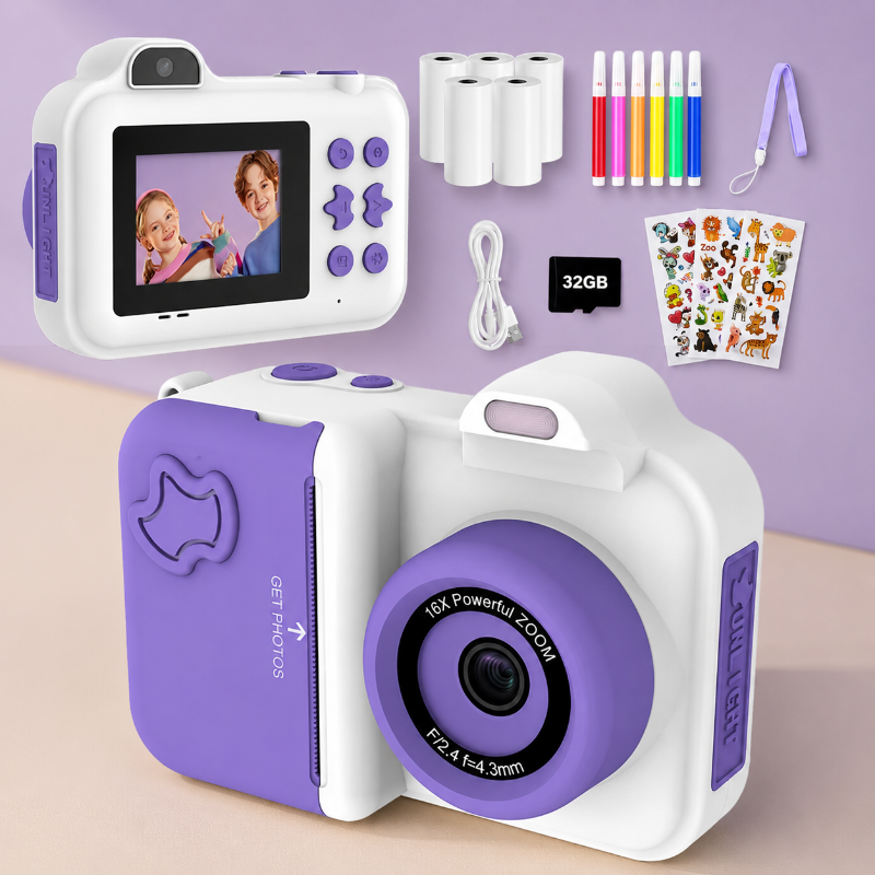 Instant Print Camera – Kreatywne i interaktywne – natychmiastowy aparat dla dzieci