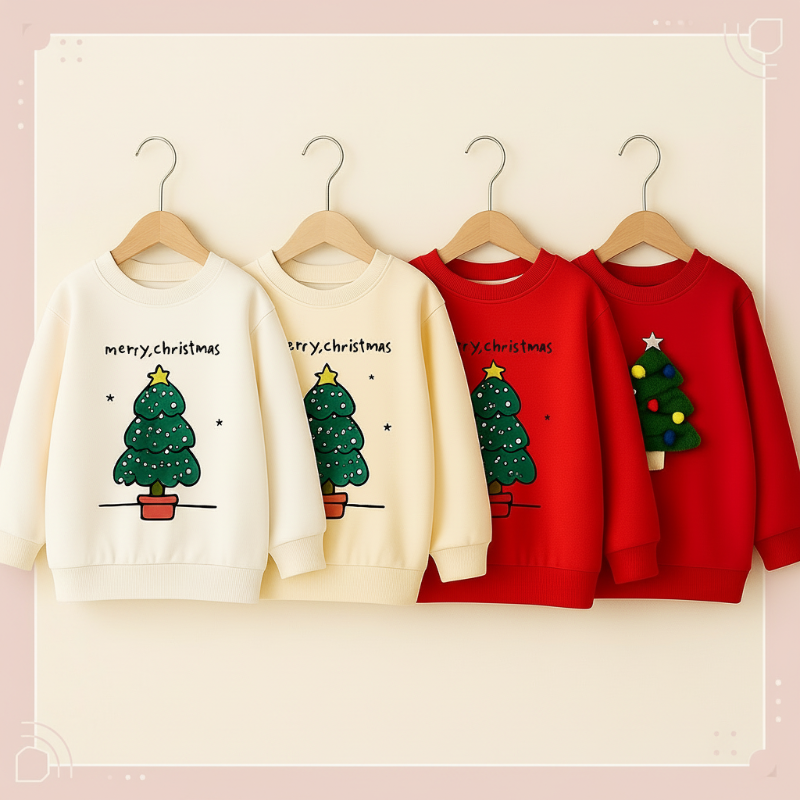 FrostyFit – Ciepły i przytulny – czerwony świąteczny sweter