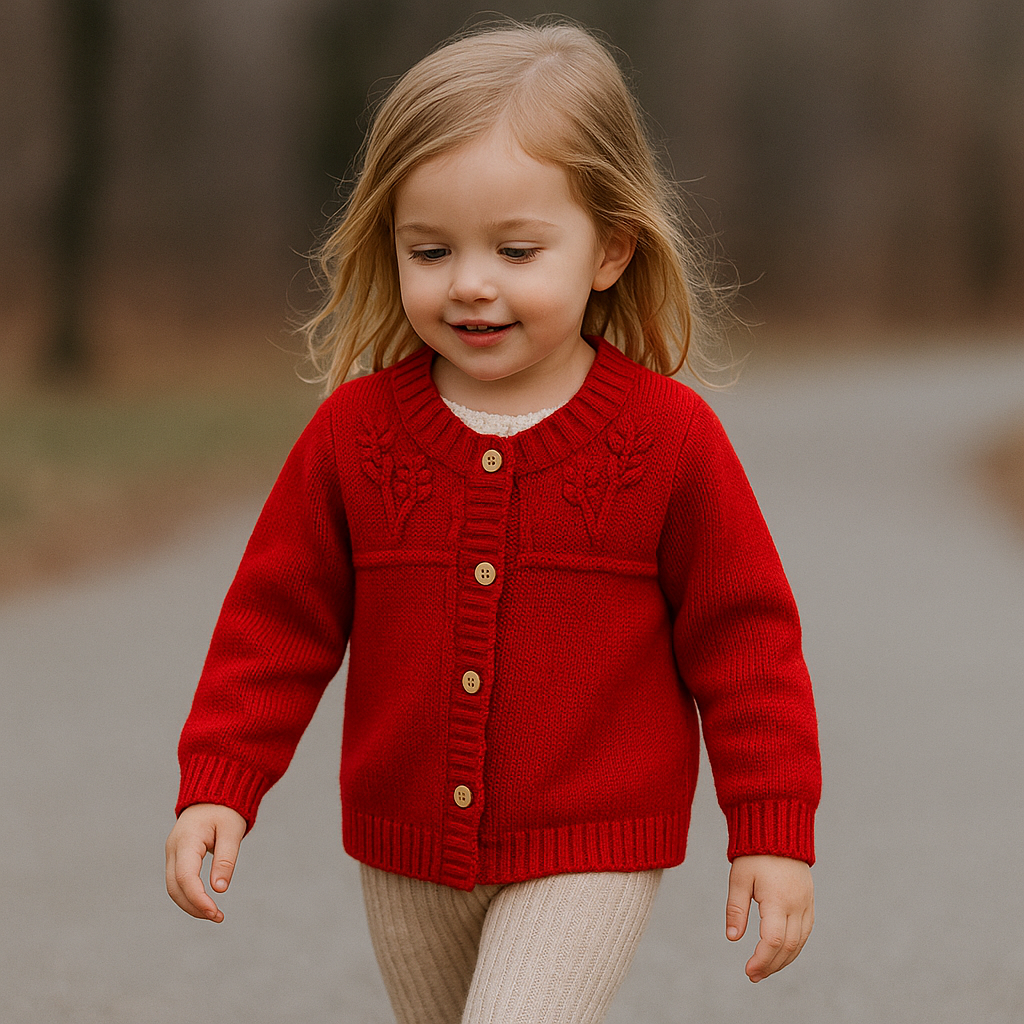 CozyCub – Wygodny i modny – dzianinowy sweter dziecięcy
