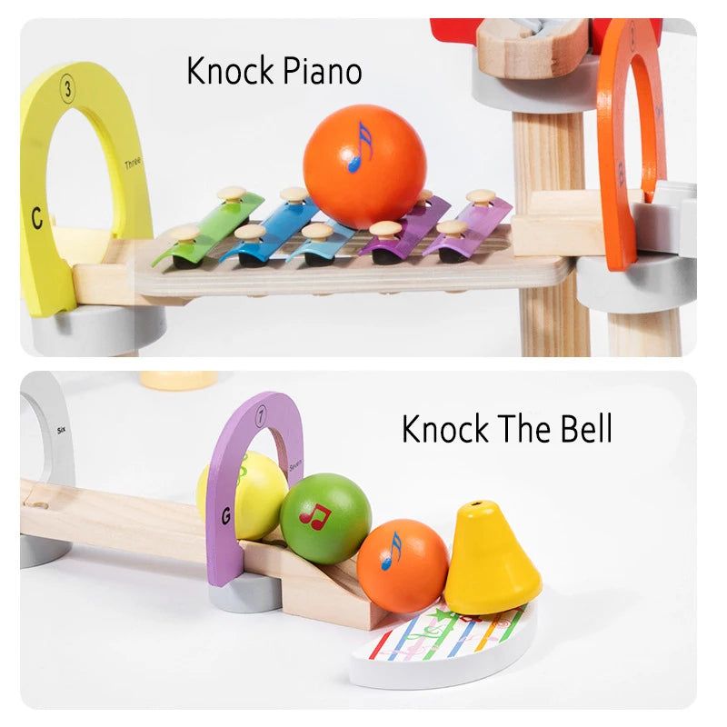 Music Marble Track™ - Melodyjny tor przeszkód - Zabawka Montessori