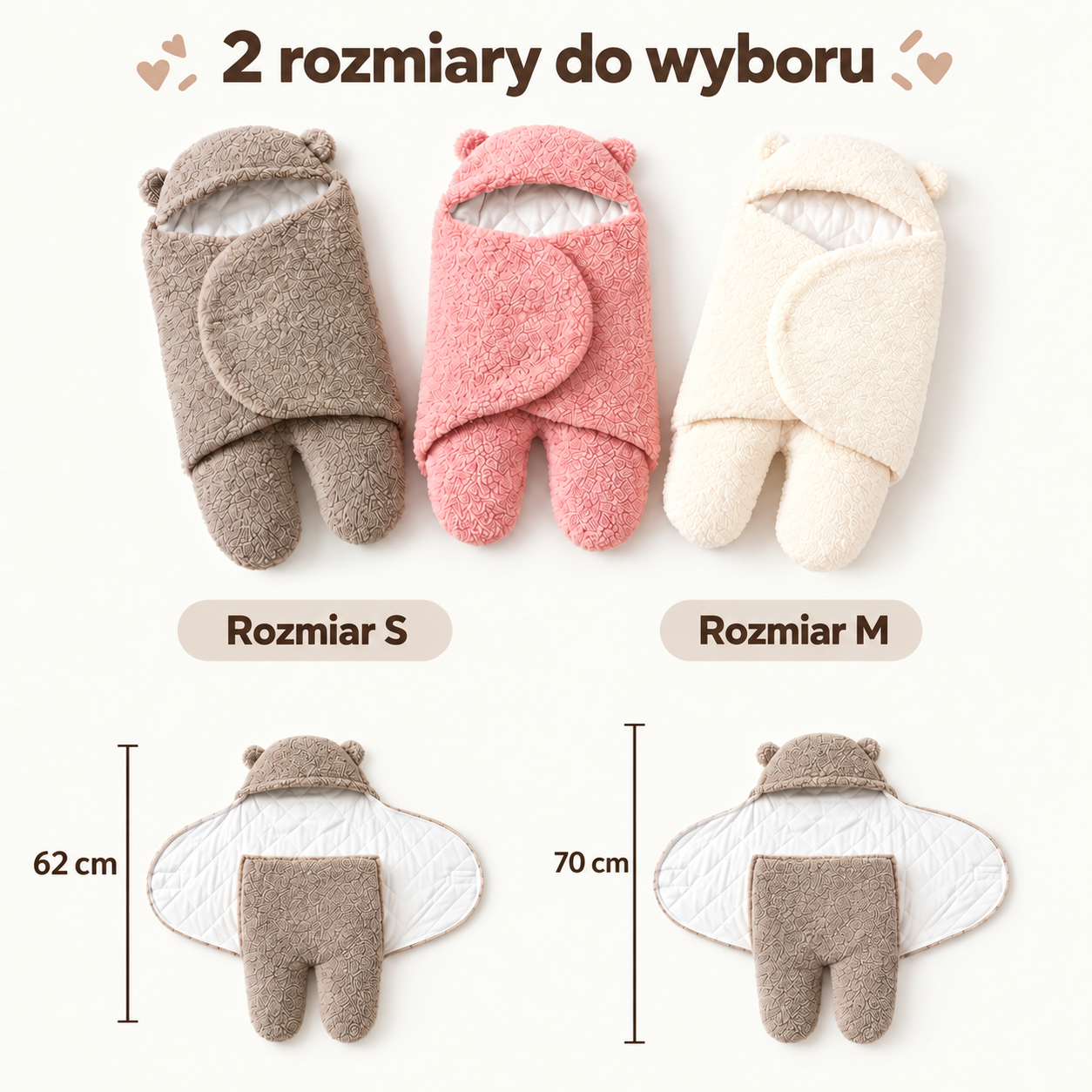SnuggleBear™ - Kocyk do owijania niemowlaka - Otulacz dla dziecka