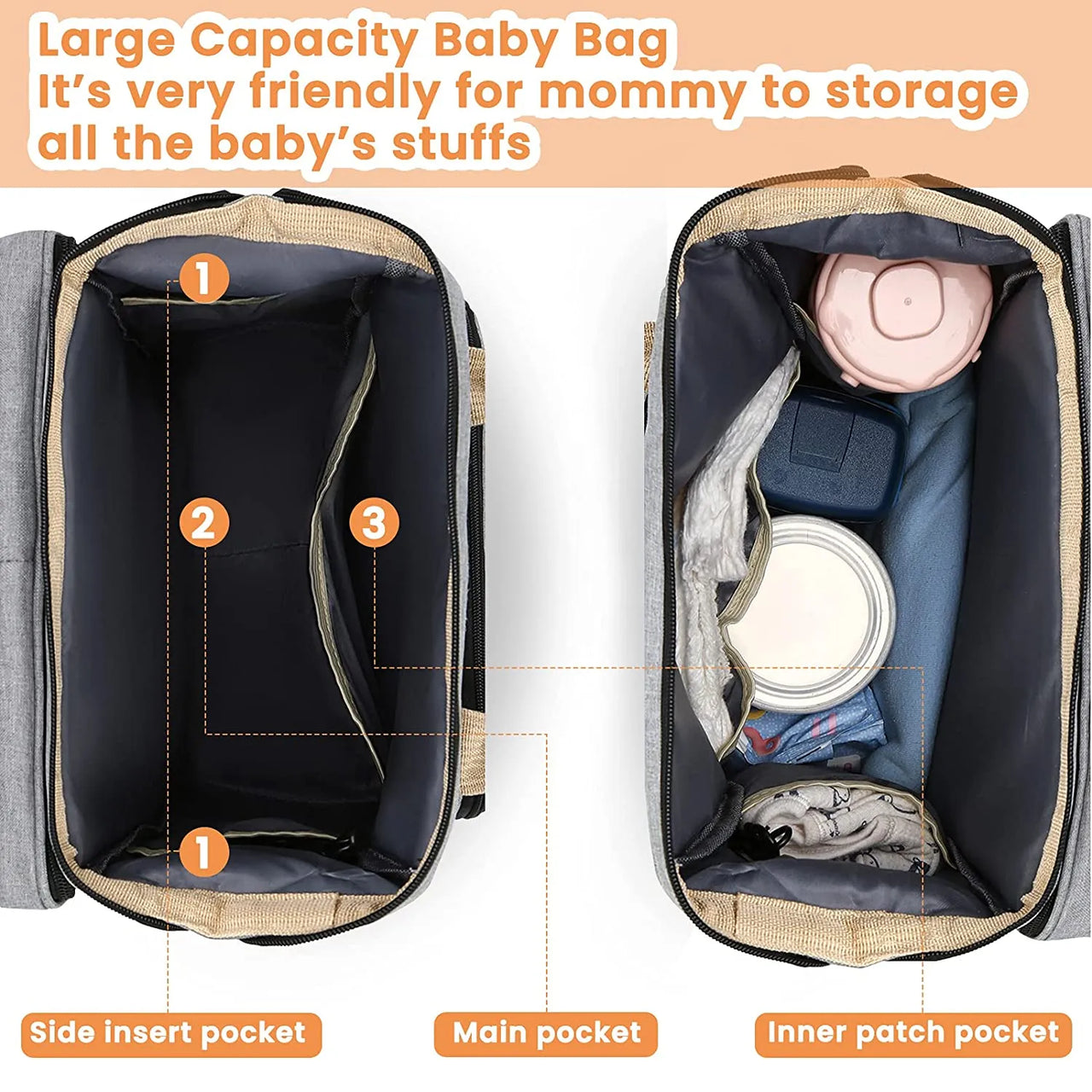 Travel Bag™ – wielofunkcyjna torba na pieluchy – plecak dla niemowląt