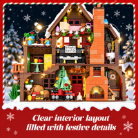 Thumbnail for ChristmasHome – Świątecznie i kreatywnie – zestaw do zbudowania domku bożonarodzeniowego