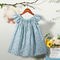 Thumbnail for Floral Dress – Lekka i zwiewna – sukienka dla dziewczynek z falbanowymi rękawami