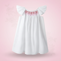 Thumbnail for Floral Dress – Lekka i zwiewna – sukienka dla dziewczynek z falbanowymi rękawami