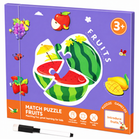 Thumbnail for SmartMatch – Zabawa i nauka – magnetyczna książeczka 2 w 1 do rysowania i układania puzzli