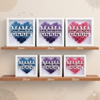 Thumbnail for Personalized Rose Shadow Box – Wyjątkowy prezent na Dzień Matki – spersonalizowane pudełko z różami