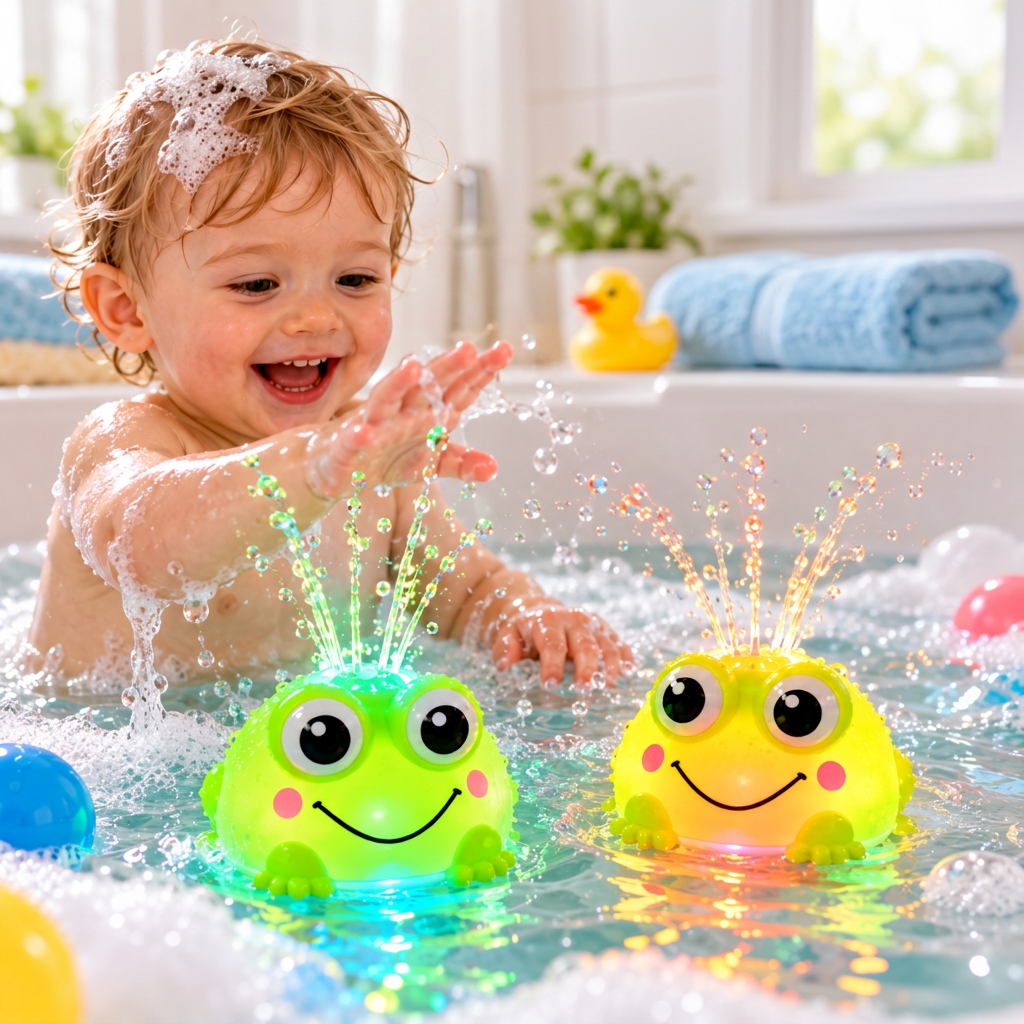 FrogSplash – Wesoła i interaktywna – automatyczna fontanna