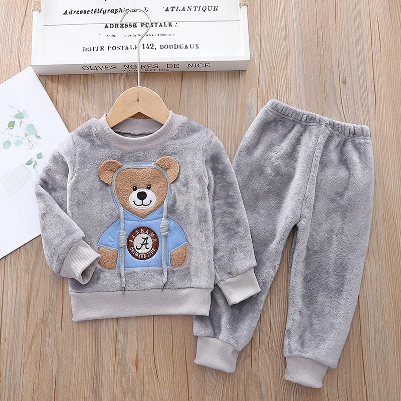 CozyBear – Ciepły i miękki – dziecięcy dres z motywem niedźwiadków