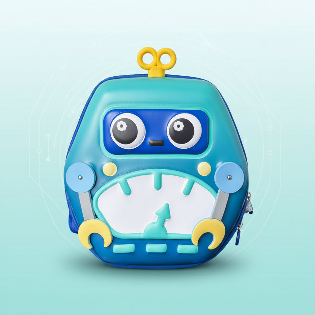 MiniBot – Stylowy i praktyczny – plecak dziecięcy z motywem robota