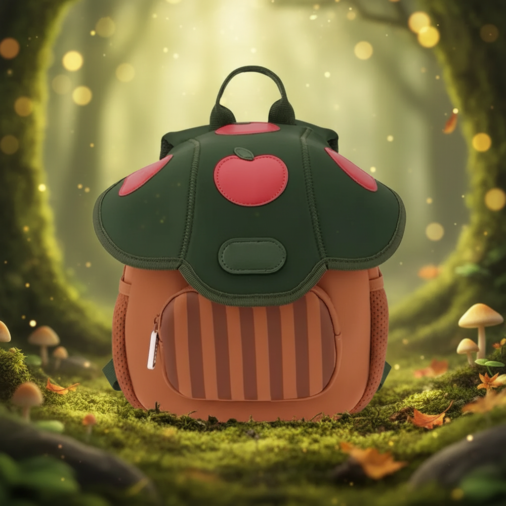 MushroomPack – Uroczy i praktyczny – plecak dziecięcy Design
