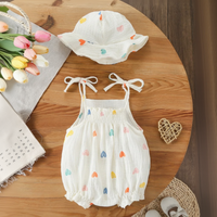 Thumbnail for LittleBlossom – Letni komfort i styl – body dla niemowląt z czapeczką