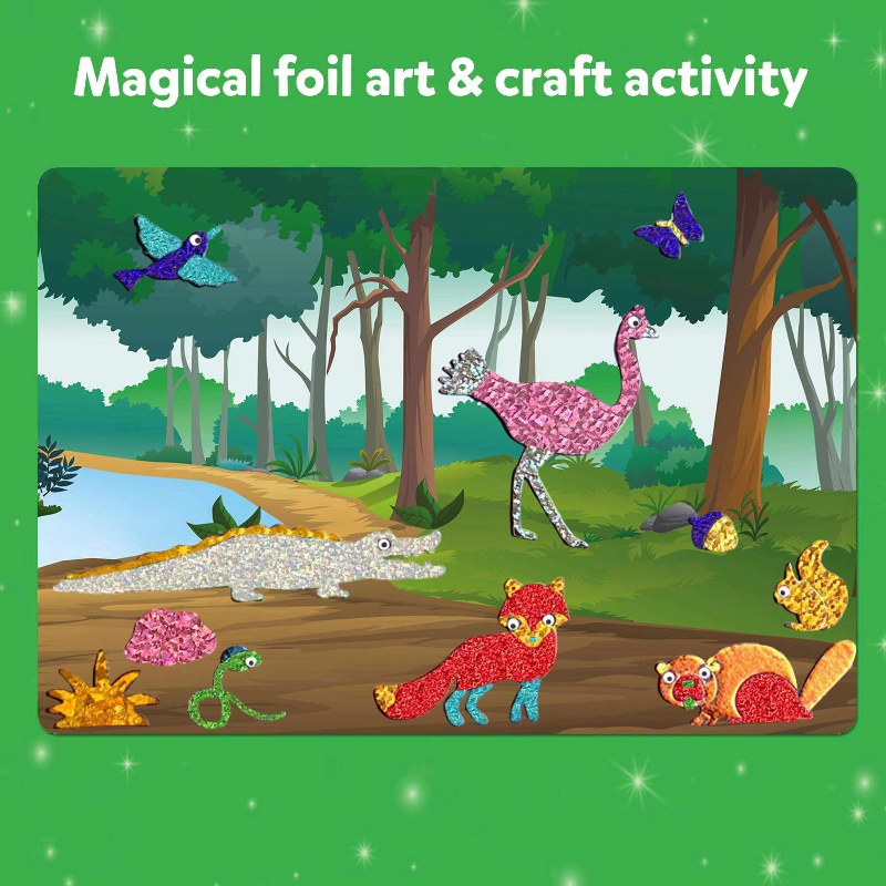 FoilMagic – Zabawne i kreatywne – zestaw do tworzenia naklejek foliowych