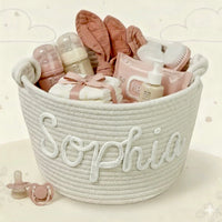 Thumbnail for CuddleBasket – Urocze i osobiste – spersonalizowany kosz na pieluchy