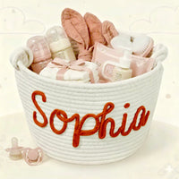 Thumbnail for CuddleBasket – Urocze i osobiste – spersonalizowany kosz na pieluchy