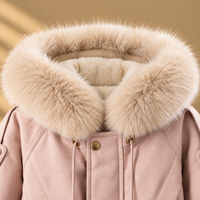 Thumbnail for CozyParka – Ciepła i miękka – zimowa kurtka dla dziewczynek z pluszowym kołnierzem
