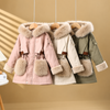 CozyParka – Ciepła i miękka – zimowa kurtka dla dziewczynek z pluszowym kołnierzem