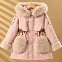 Thumbnail for CozyParka – Ciepła i miękka – zimowa kurtka dla dziewczynek z pluszowym kołnierzem