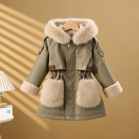 Thumbnail for CozyParka – Ciepła i miękka – zimowa kurtka dla dziewczynek z pluszowym kołnierzem