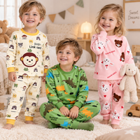 Thumbnail for SleepBuddy – Miękkie i wygodne – zestaw piżamy dziecięcej z długimi rękawami