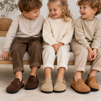 Thumbnail for LittleWalk – Wygodne i modne – sandały typu clogs z zamszu
