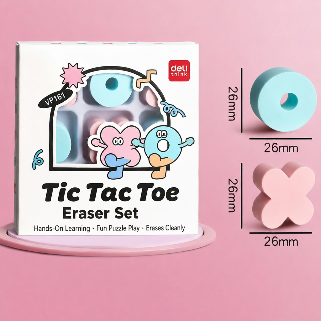 TicFun – Urocze i praktyczne – zestaw gumek „Masło, ser i jajka”
