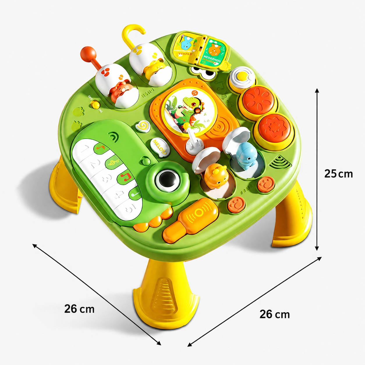 BusyBoard – Muzyczny i edukacyjny – stolik do zabawy Montessori