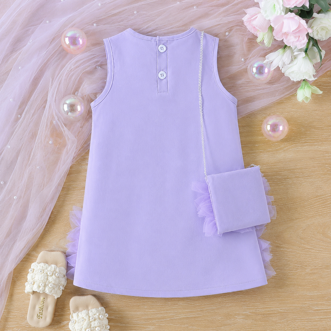 Mini Fashion™ - Elegancka sukienka dziewczęca - Odzież dla dzieci